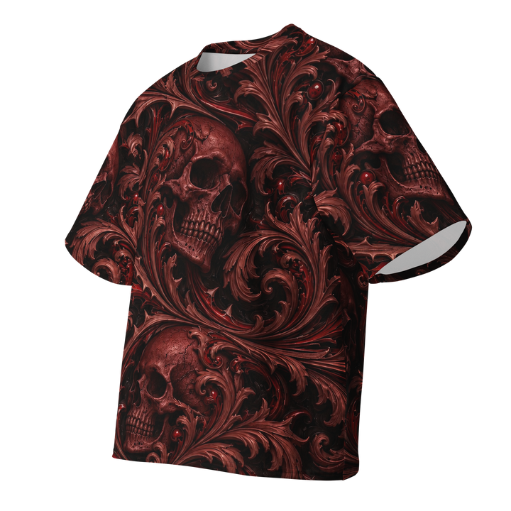 Ossuary Scroll Oxblood Terrain