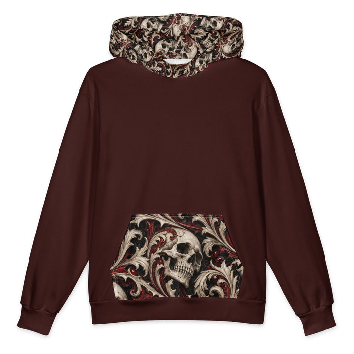Ossuary Scroll Oxblood Terrain Hoodie