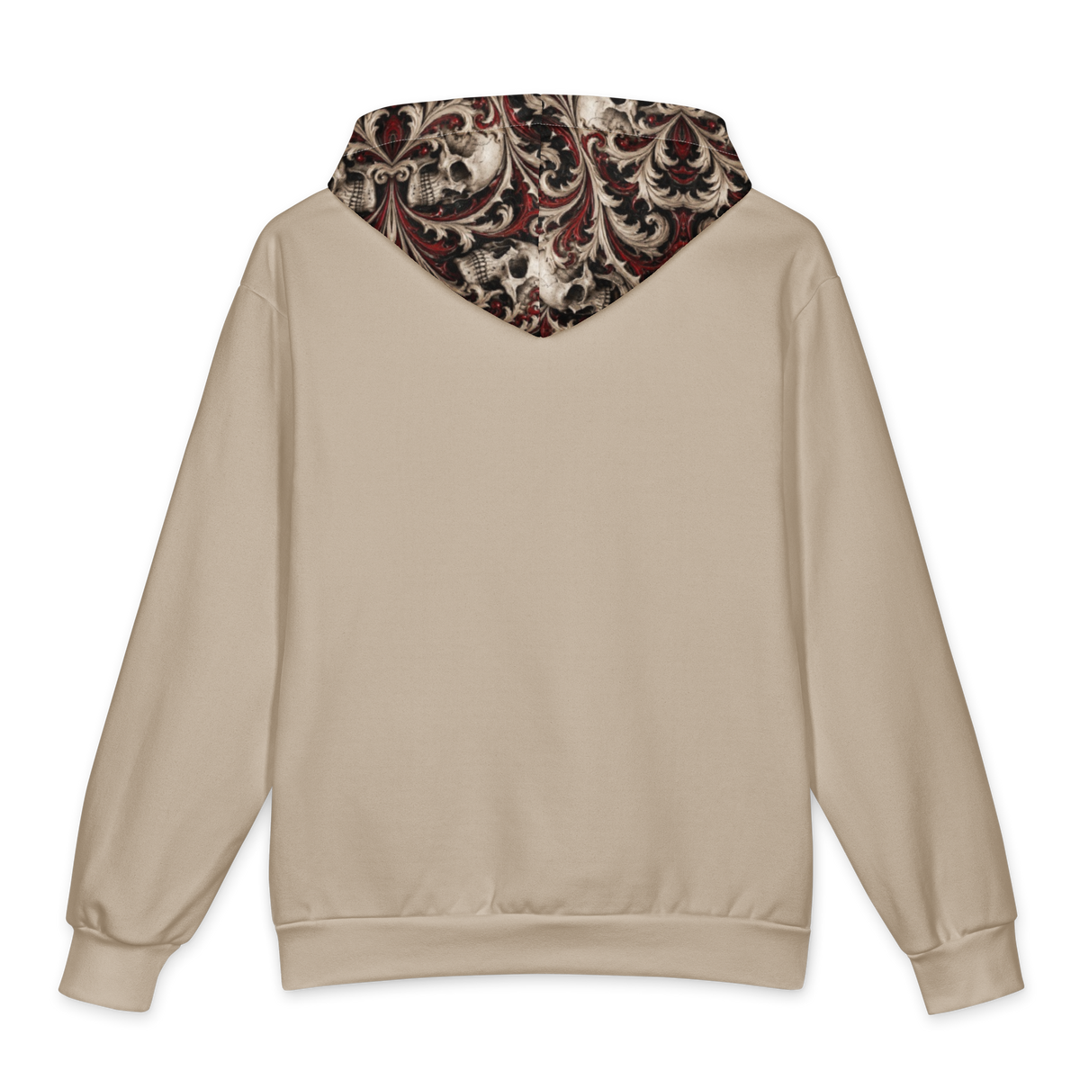 Ossuary Scroll Terrain Hoodie all-over print oversized hoodie, back