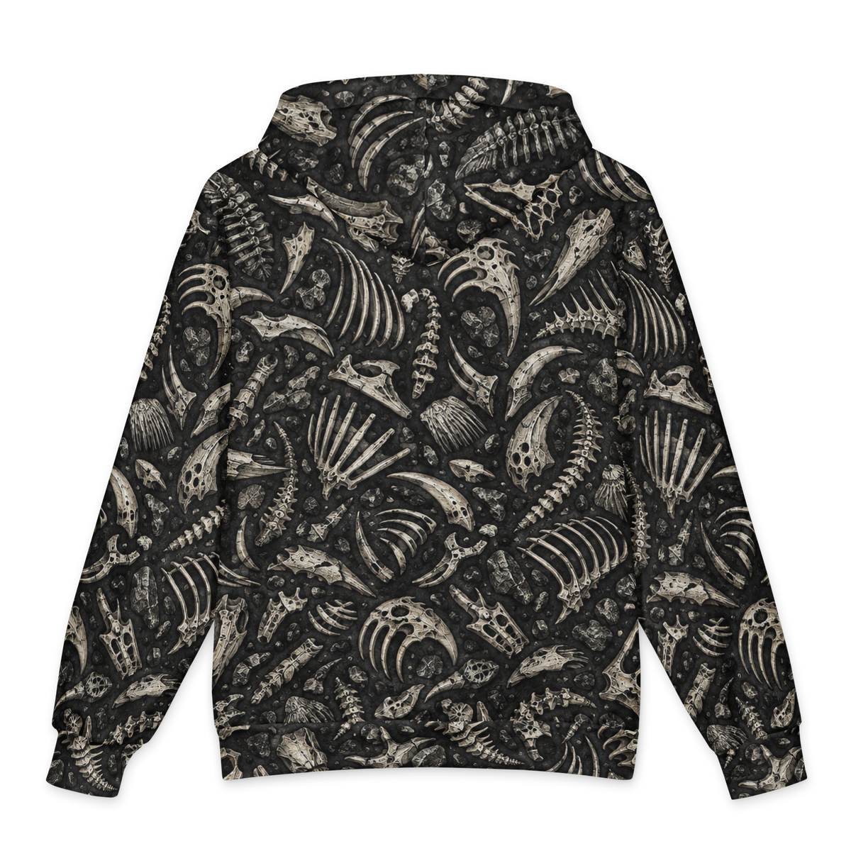 Ossuary Static Terrain Hoodie all-over print oversized hoodie, back