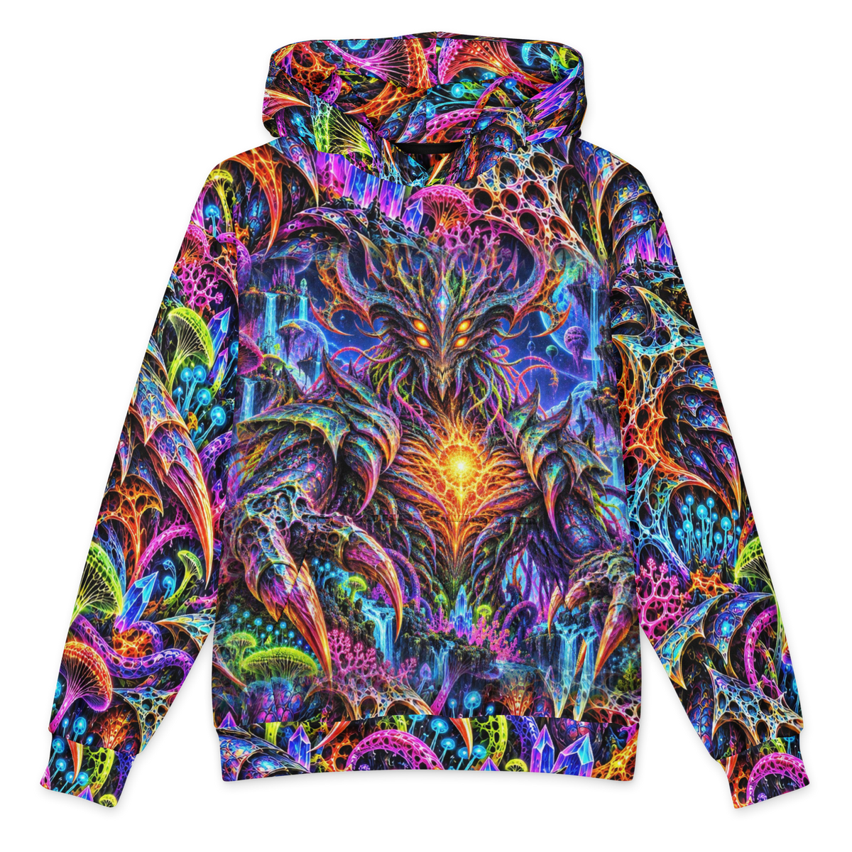Prismatic Overlord Hoodie all-over print oversized hoodie, front