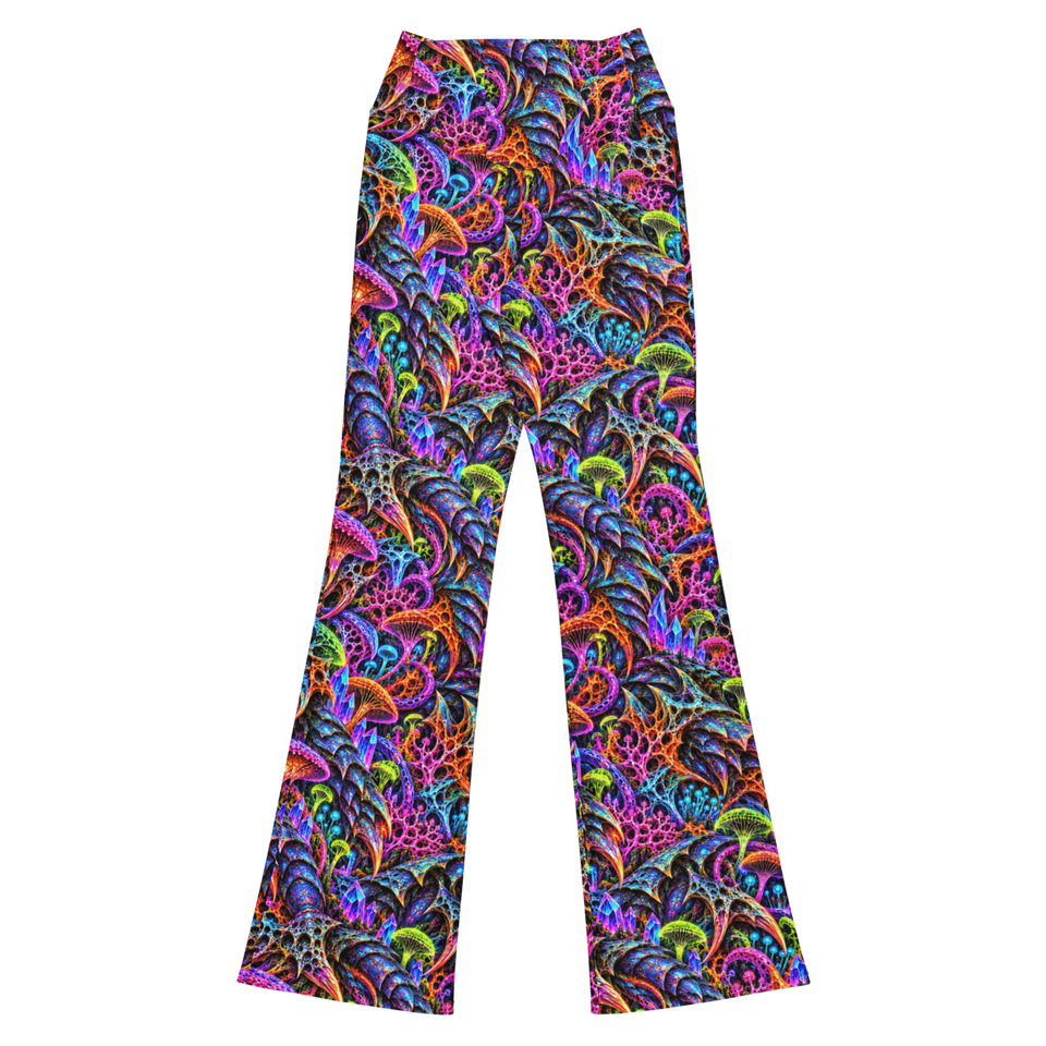 Prismatic Overlord Terrain Flare Leggings, back