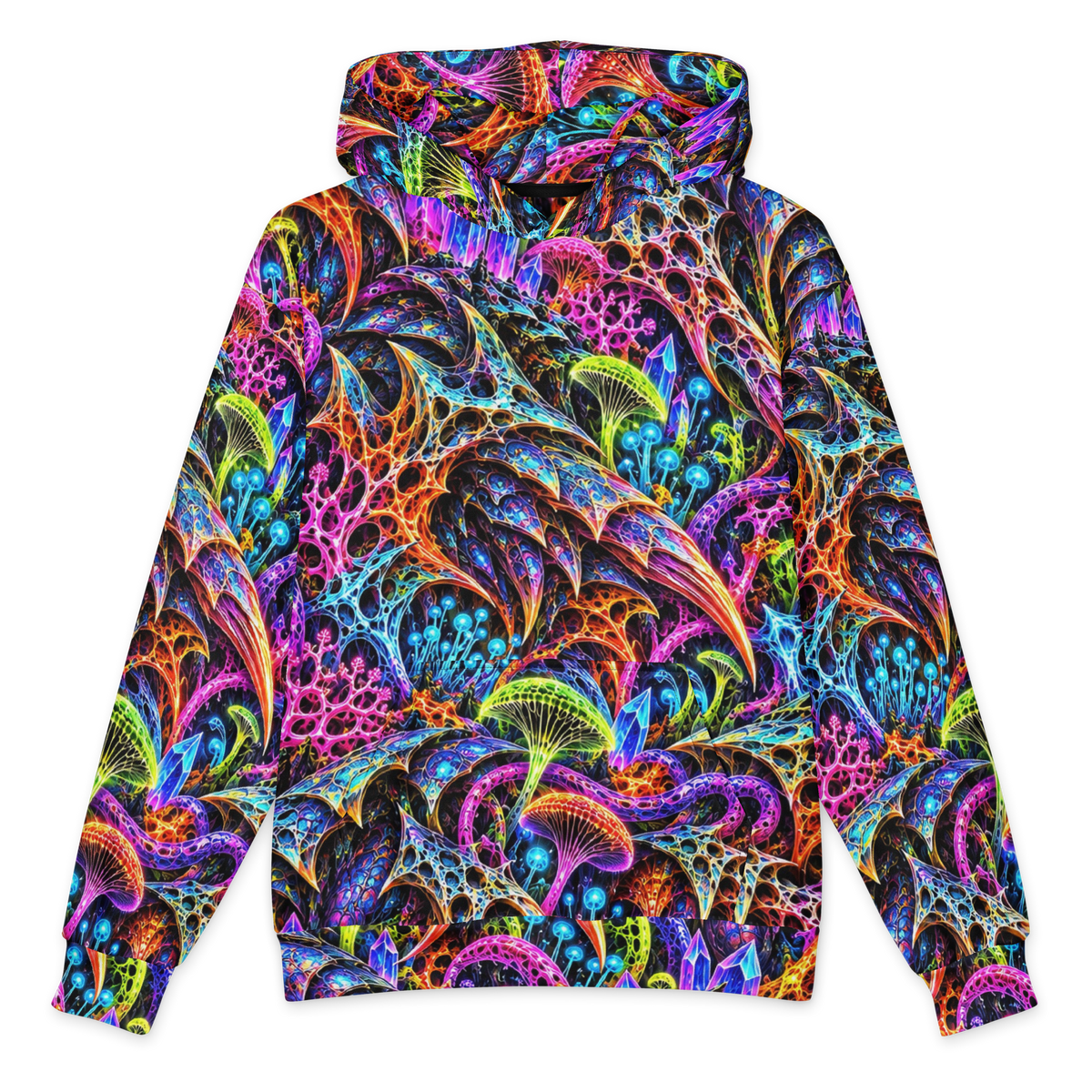 Prismatic Overlord Terrain all-over print oversized hoodie, front