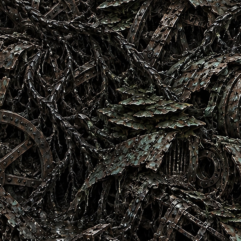 Rot and Iron Terrain Basketball Jersey, print zoom: full-resolution print detail