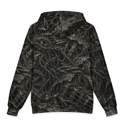 Rot and Iron Terrain Hoodie all-over print oversized hoodie, back