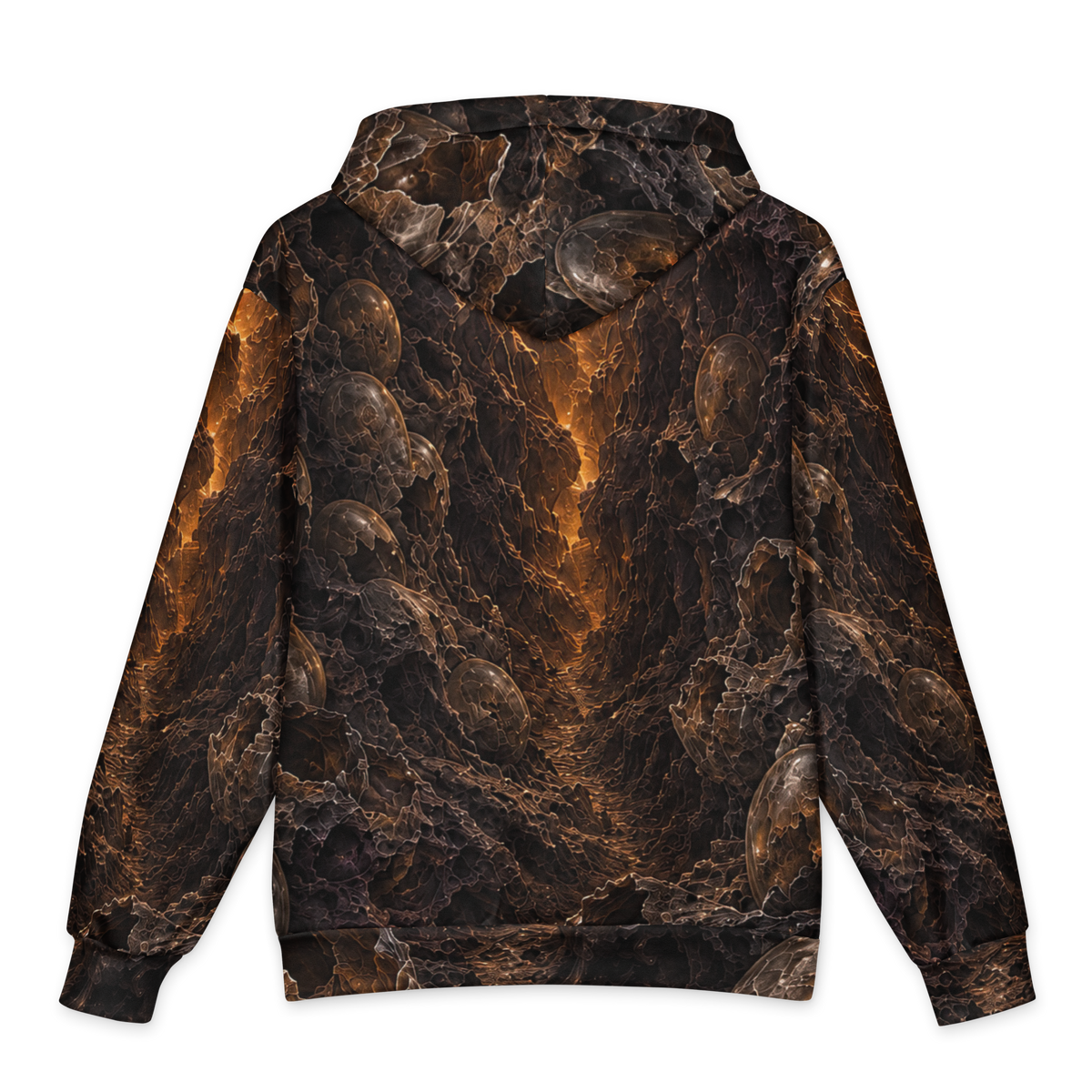 Silent Brood Terrain Hoodie all-over print oversized hoodie, back