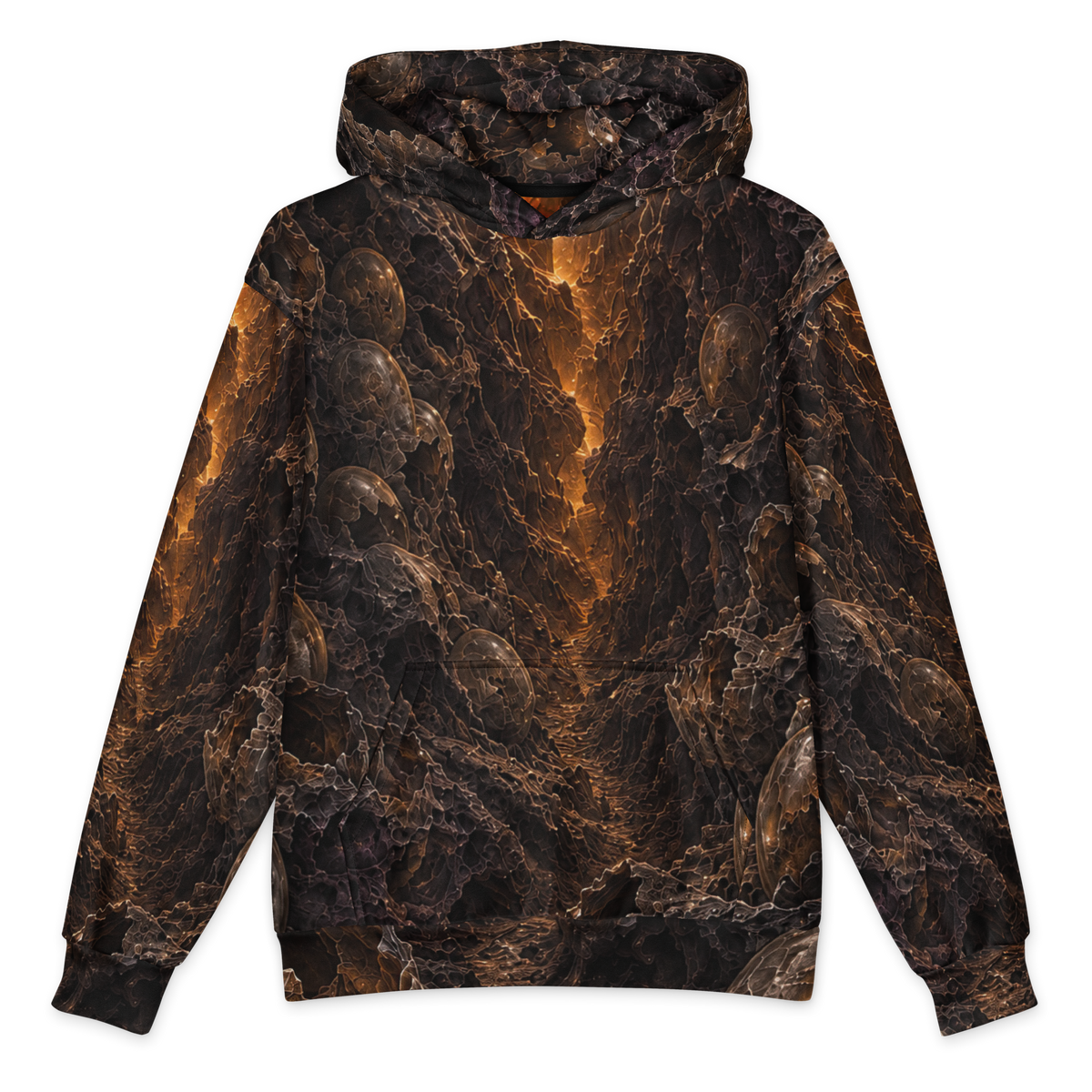 Silent Brood Terrain Hoodie all-over print oversized hoodie, front