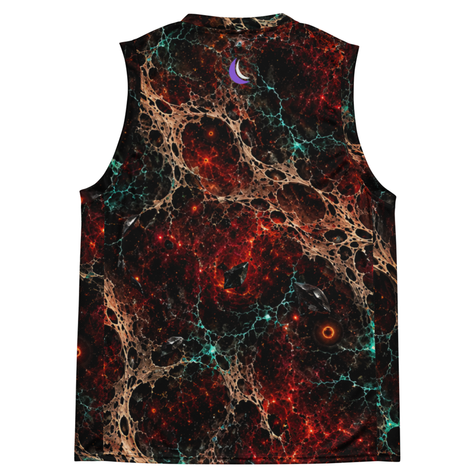 Solar Bone Orchard Terrain Basketball Jersey, back