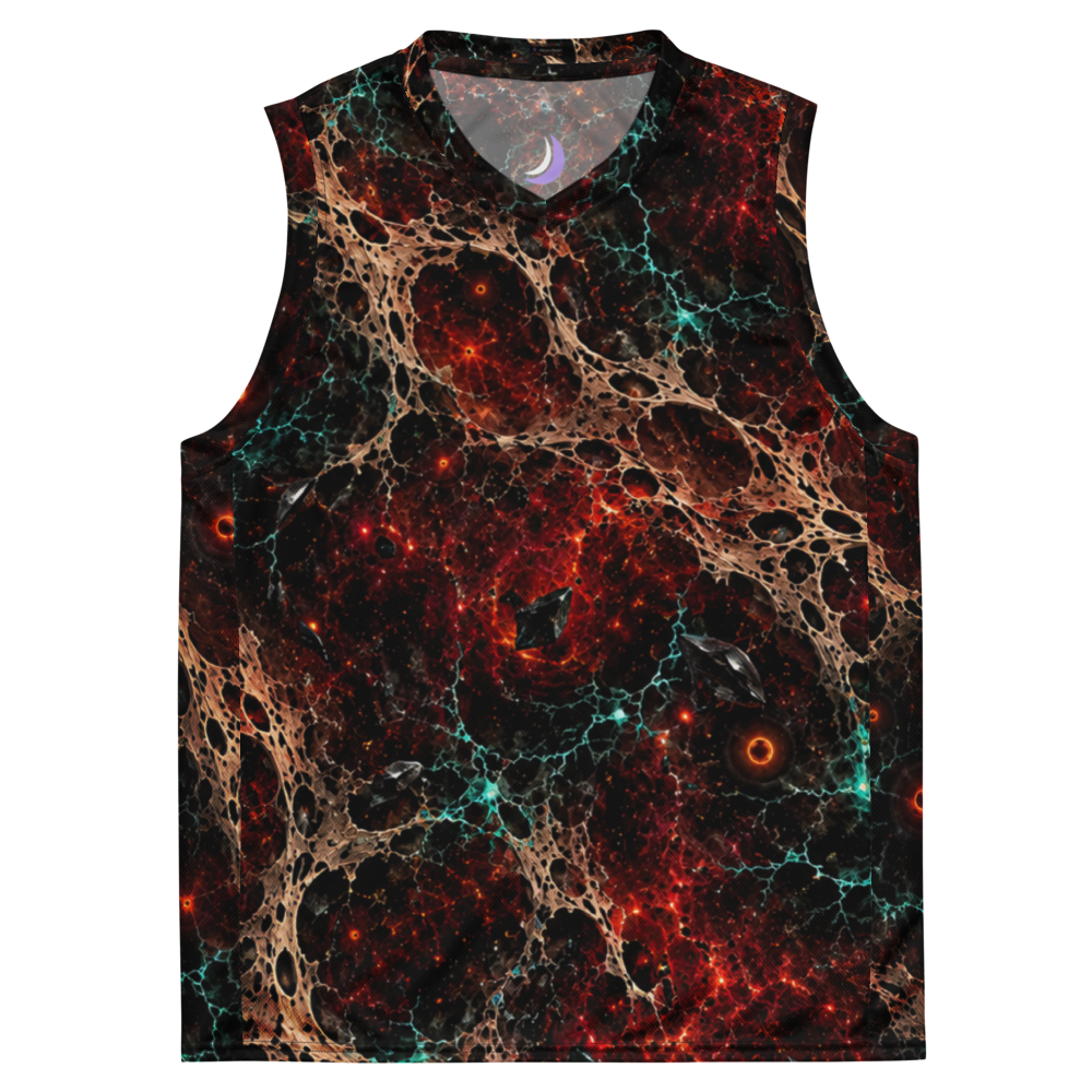 Solar Bone Orchard Terrain Basketball Jersey, front
