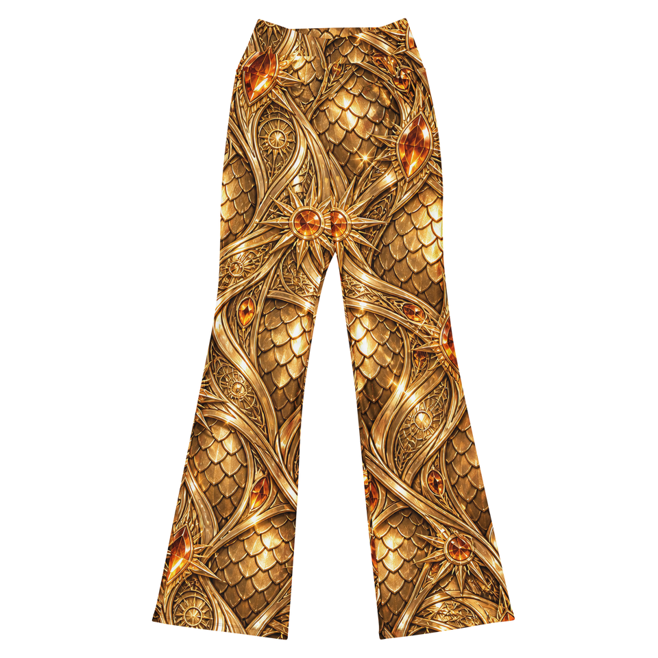 Solar Siren Terrain Flare Leggings, front
