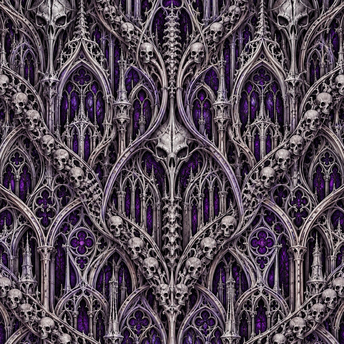 Violet Catacomb Terrain Hoodie all-over print oversized hoodie, pocket print fabric close-up