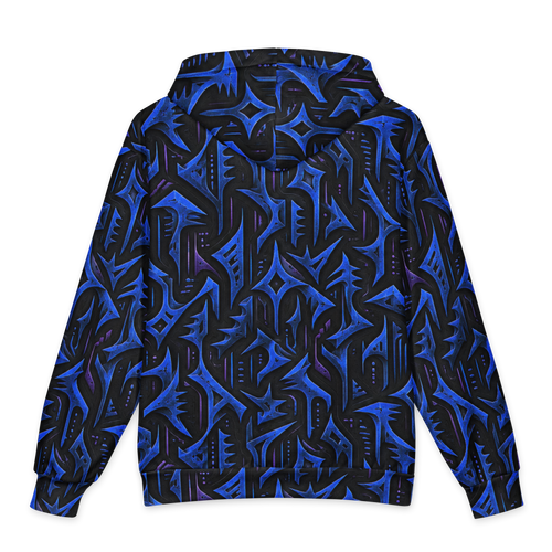 Void Circuit Terrain Hoodie all-over print oversized hoodie, back