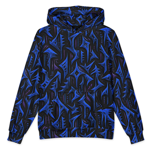 Void Circuit Terrain Hoodie all-over print oversized hoodie, front