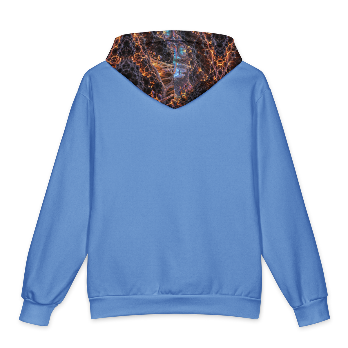 Xenospore Orbit Blue Terrain Hoodie all-over print oversized hoodie, back