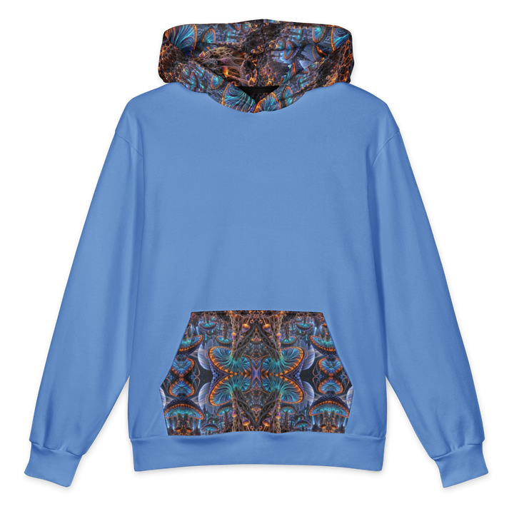 Xenospore Orbit Blue Terrain Hoodie